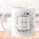 Search for blue floral wedding mugs Flowers