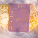 Search for purple bridal shower invitations Bold