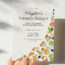 Search for farmers market birthday invitations Garden party