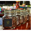 Search for coffee bean stickers Black