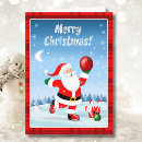 Search for bowling christmas cards Santa claus