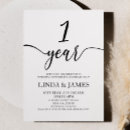 Search for 1st wedding anniversary invitations Couple
