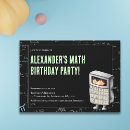 Search for math birthday invitations Teacher