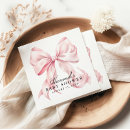 Search for brunch and bubbly napkins Coquette bow