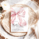 Search for bows invitations Pink bow