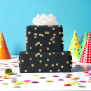 Search for black glitter wrapping paper Dots