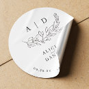 Search for black and white stickers Monogrammed
