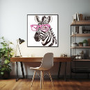 Search for pink zebra posters Animal