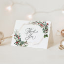 Search for holly berries thank you cards Bridal shower