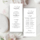 Search for monogram wedding programmes Ceremony
