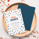 Search for blue and orange baby shower invitations Gender neutral