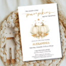 Search for twin pumpkin baby shower invitations Watercolor