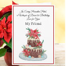 Search for december birthday cards Poinsettia