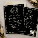Search for black ivory wedding invitations Traditional