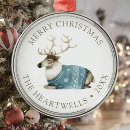 Search for reindeer christmas tree decorations 2025