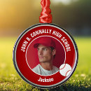 Search for baseball christmas tree decorations Red