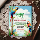 Search for party parrots postcards Tropical