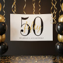 Search for gold 50th birthday party posters Script