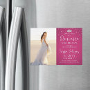 Search for magenta and silver invitations Daughter