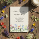 Search for wildflower wedding invitations Rustic