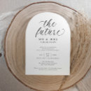 Search for future mr and mrs invitations Minimalist