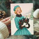 Search for scottie dog christmas cards Vintage