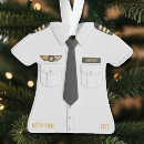 Search for aeroplane christmas tree decorations Flight attendant