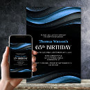 Search for 65th birthday invitations Black