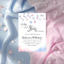 Search for twinkle little star gender reveal invitations Stars and moon