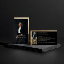 Search for gold law firm business cards Black and gold