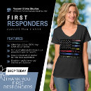 Search for first responder tshirts Police