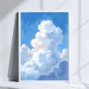 Search for white clouds posters Beautiful