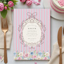 Search for fancy tea party invitations Pink