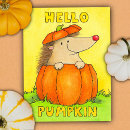 Search for cute pumpkin postcards October