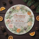 Search for luncheon christmas invitations Rustic
