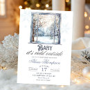 Search for blue snowflake baby shower invitations Baby it's cold outside