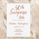 Search for 50th surprise invitations Boho