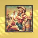 Search for retro cowgirl posters Country