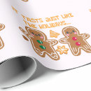 Search for funny xmas wrapping paper Gingerbread