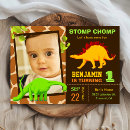 Search for dinosaur birthday invitations Boys