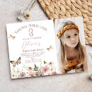 Search for wildflowers birthday invitations Girl
