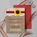 Search for sunflower engagement party invitations Shower