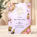 Search for tween girl birthday invitations Glitz and glam party