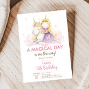 Search for magic birthday invitations Princess