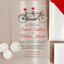 Search for tandem bicycle wedding invitations Cute