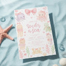Search for baby shark party invitations Ocean animals