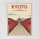 Search for kyoto postcards Red