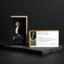 Search for gold law firm business cards Black and gold