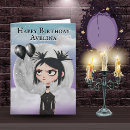 Search for gothic girl birthday cards Full moon