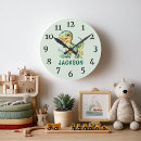 Search for dinosaur nursery clocks Boys